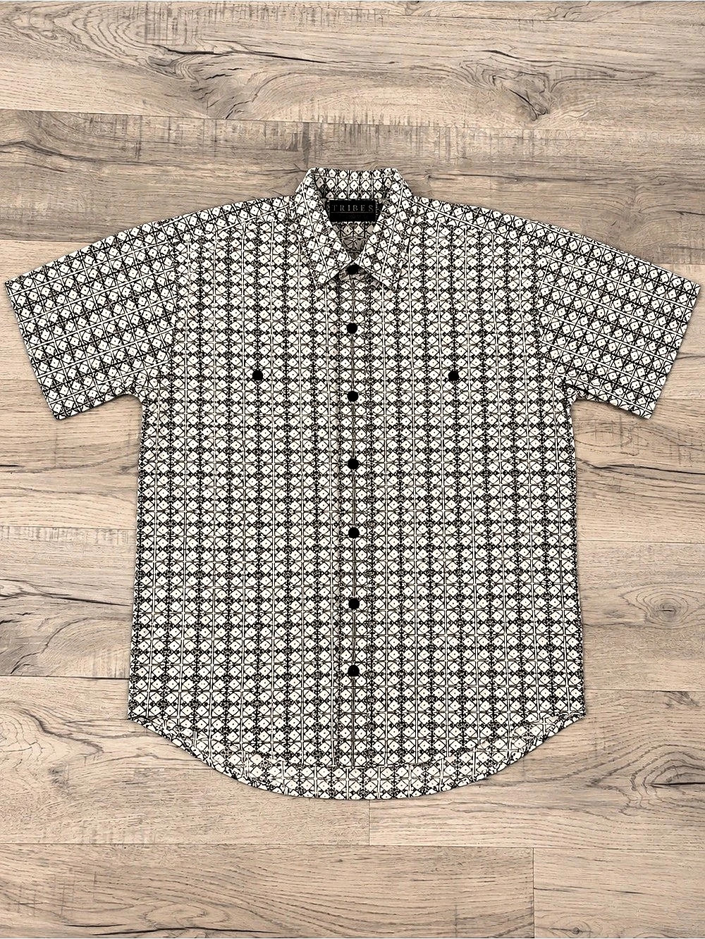 Robert Graham Men's Geometric Cotton Shirt Size Large